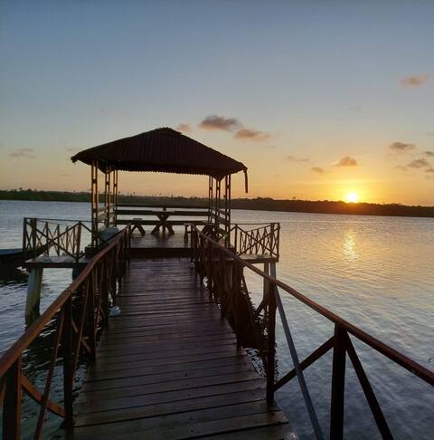 Casa na linda ilha Mem de Sá