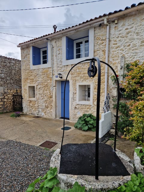 The little blue house