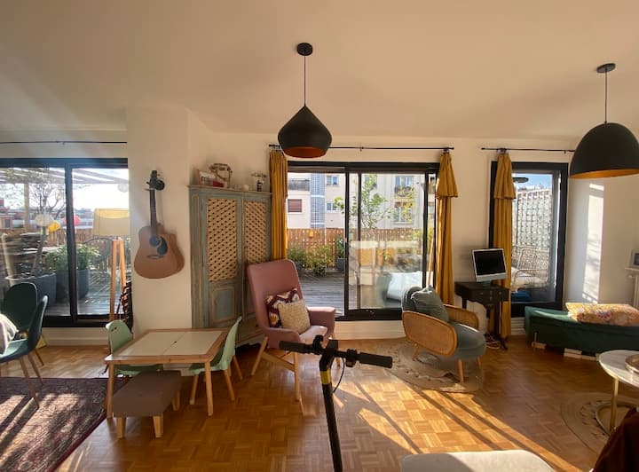 Appartement Terrasse 16ème - Parijs