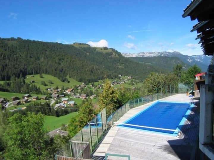 Appartement Duplex, Piscine, Grande Terrasse. - La Clusaz