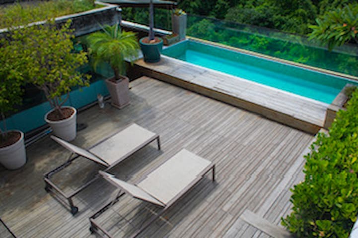 Duplex penthouse with private pool