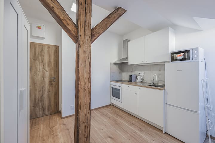 Andel, Smichov Flat, Fresh Bath, Port Ac, Kitchen - Prague