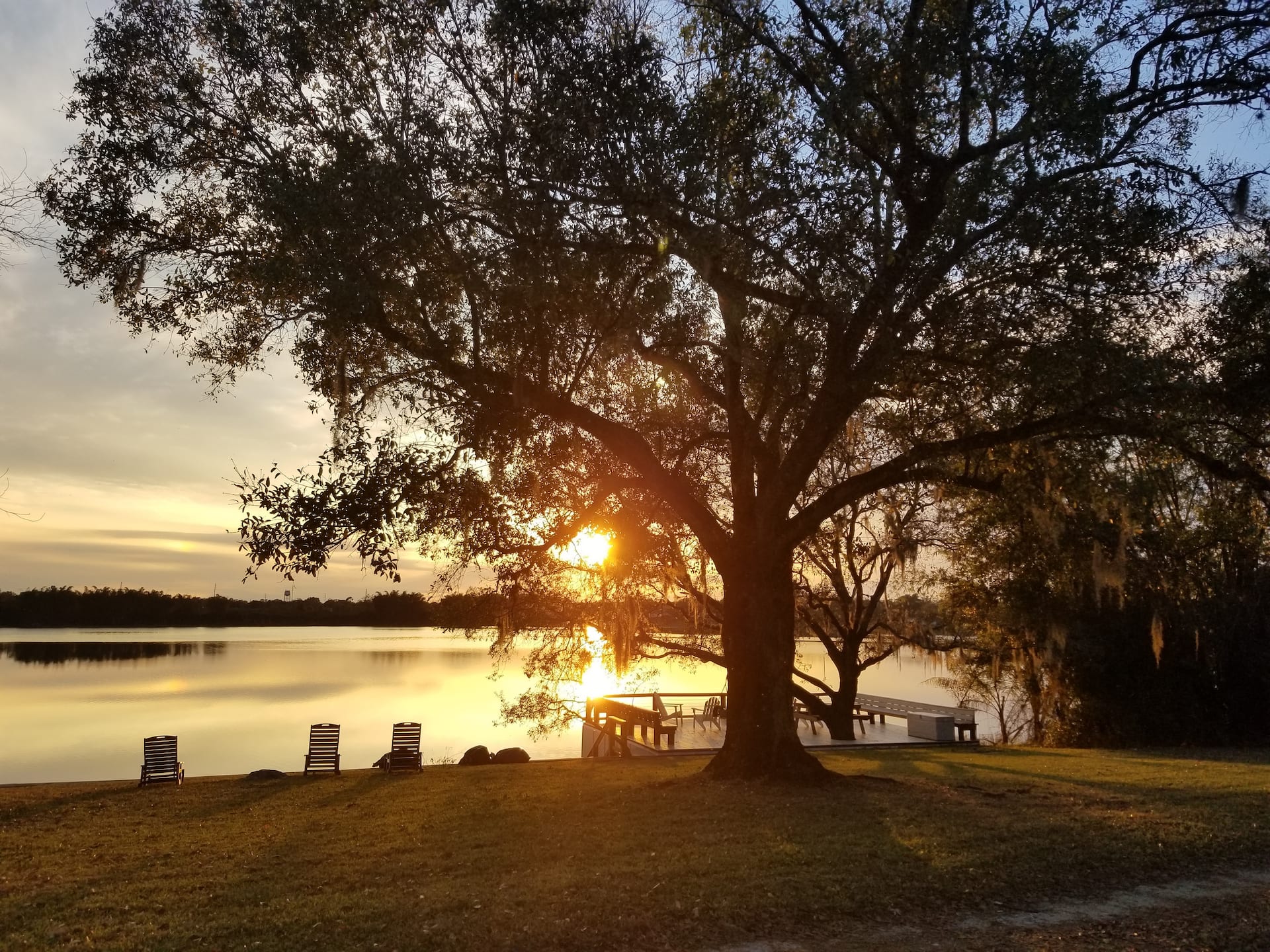 Sunset Beach Lake Front House
