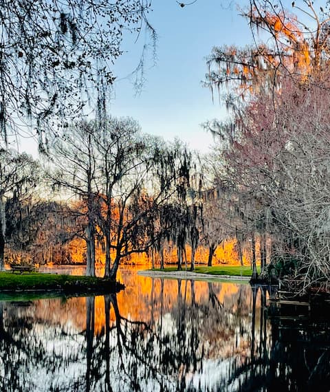 Riverside Chic - 180° water view - fish/boat/kayak