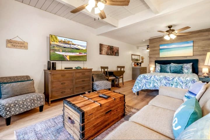 Spacious, comfy, and stylish guest accommodations.