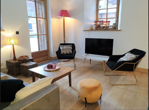 Top Airbnb: Central garden apartment in Morzine