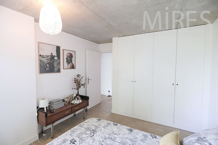 dormitorio con 2 camas 160