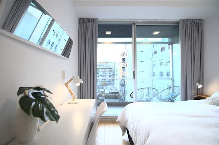 Modern studio apartment with pool in Belgrano