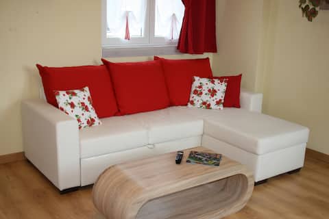 Cozy House with Terrace, Close to the Airport