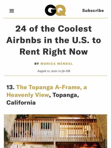 The Topanga A-Frame & Spa, with a heavenly view gallery image 4