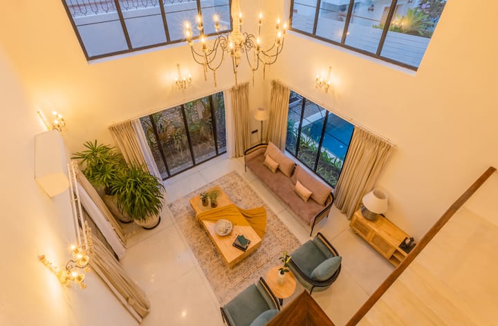 Private Pool Luxury Villa - Security, AC, Terrace!