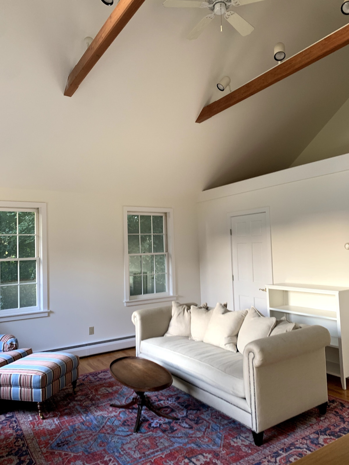 Sebule ya nyumba ya wageni.