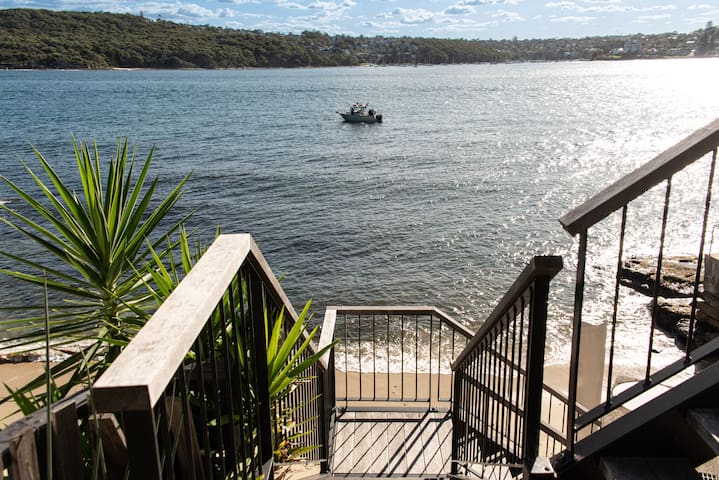 Luxury home with private beach