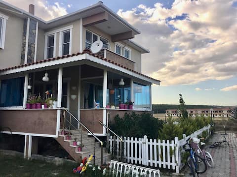 Detached House in Compound Close to Seaside in Saros Bay