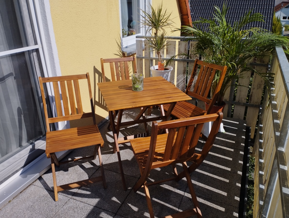 Schlafzimmer der Ferienwohnung