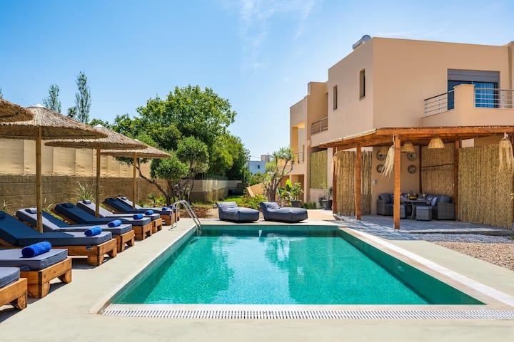 Villa Anolia With Private Pool - Rodes