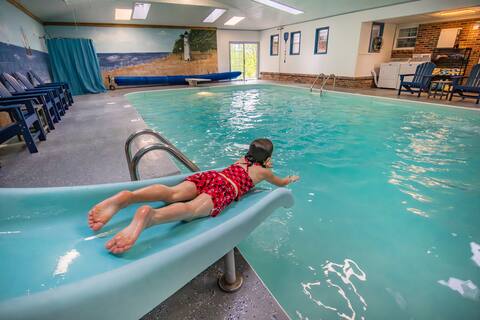 NRG Pool House indoor salt pool