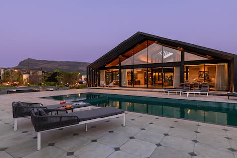 The Barn Luxe Pool Retreat @Canary Farms, Lonavala