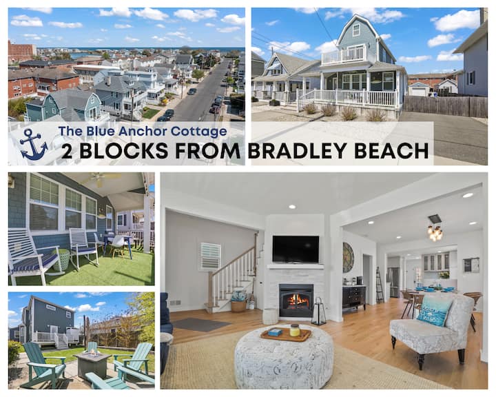 Luxury Family Cottage 2 Blocks from Bradley Beach Houses for Rent in