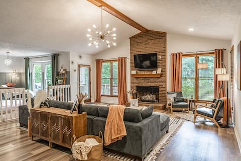 Front Lake View•Kayaking•Game Room•10 min to Bragg