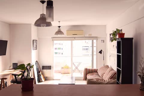 Top Airbnb: Spectacular apartment in Chacabuco Park! in Parque Chacabuco