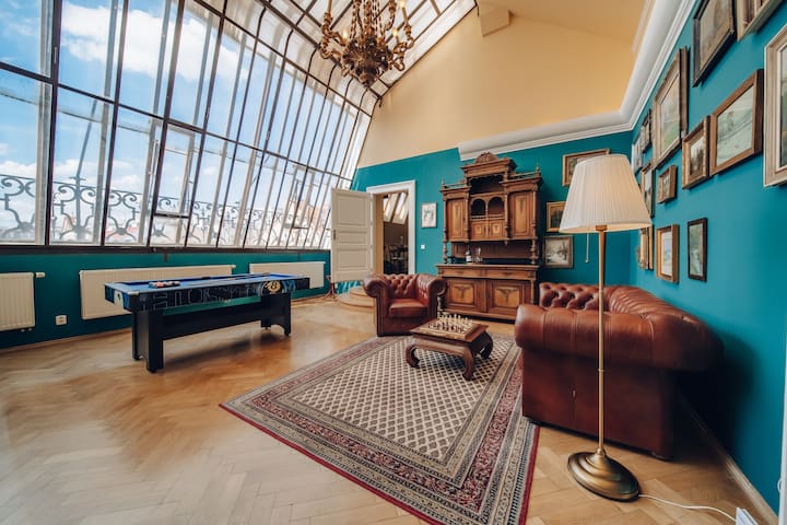 Magnificent historical penthouse Prague downtown