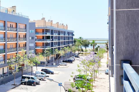 Sea side Luxury Apart/RiaFormosa 5 Min Rest&Bars