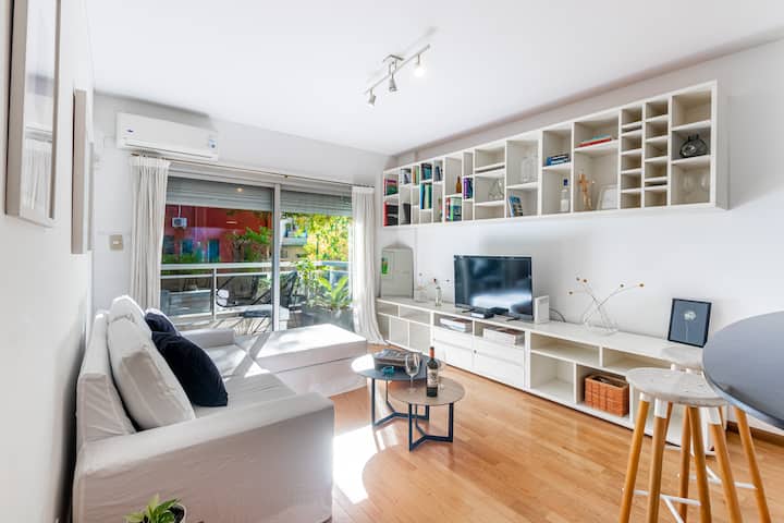 Apartamento de 1 quarto em Palermo, perto do Parque Las Heras