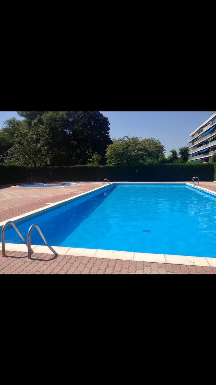 Appart 2p Traversant 50m2 Terrasse/piscine Antibes - Villeneuve-Loubet