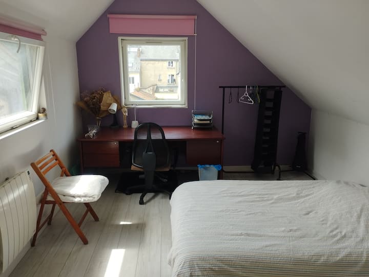 Chambre Rouen centre, quiet Houses for Rent in Rouen, Normandie