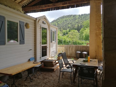 Mobile home on equestrian farm