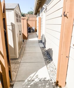 Wide clear entry ways. 38” wide. 