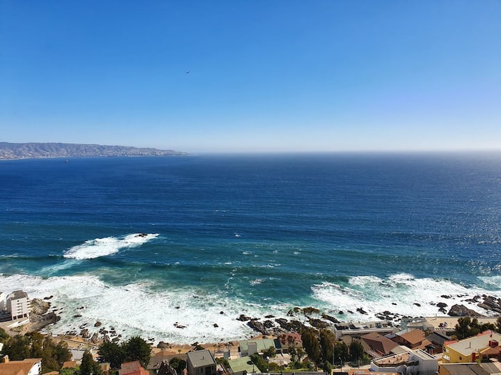 Apartment overlooking the ocean Reñaca Apartments for Rent in