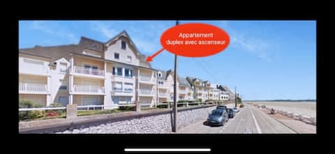 Top performing Airbnb: Duplex facing the sea in Le Crotoy
