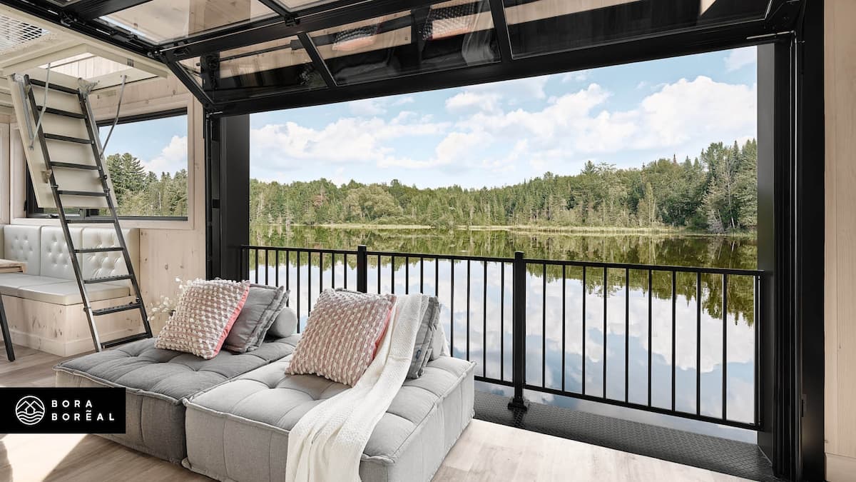Villa flottante Bora Boral, Estrie 