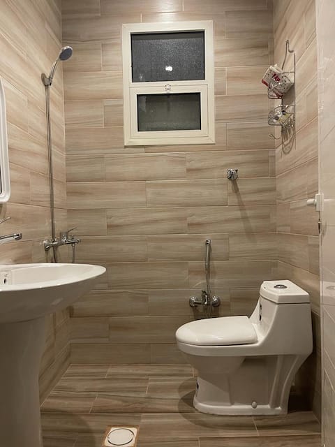 Family apartment with two bedrooms, a hall, and self check-in