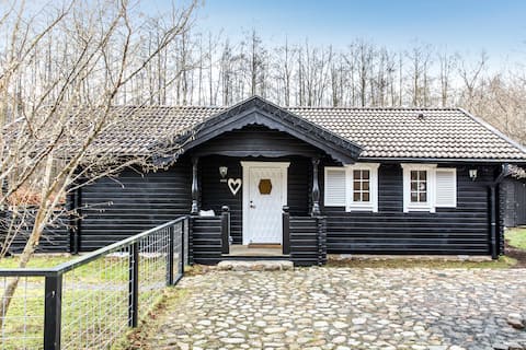 Animal & Child Friendly Cabin with Fireplace and Hot Tub