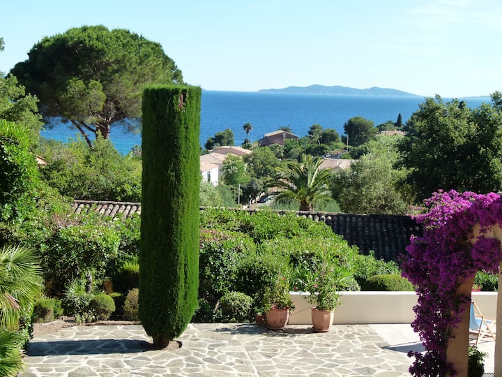 Charmant Mas, Proche Plage Rayol Canadel, Vue Mer - Rayol-Canadel-sur-Mer