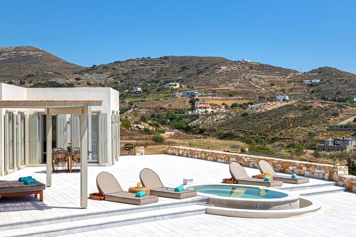 Syros Grace eco-Villa with Jacuzzi & Stuning Views gallery image 3