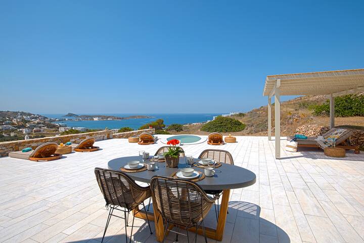Syros Grace eco-Villa with Jacuzzi & Stuning Views gallery image 5