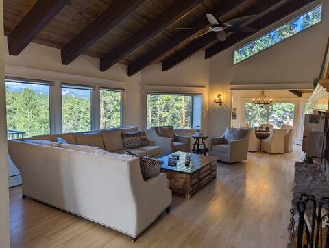 Large Evergreen Mountain Retreat