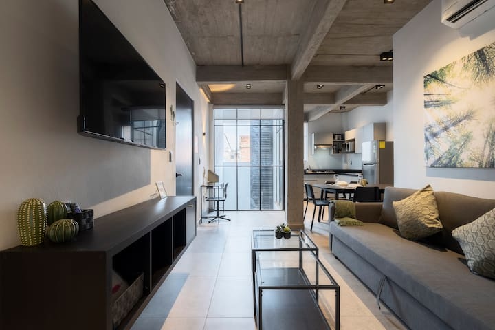 P101 Zocalo Cathedral 2Bdrm 2bath AC rooftop