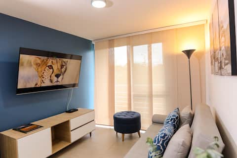 An ideal space close to the stadium and Expofuturo