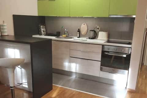 Successful Airbnb property: Central studio, 300 Mbps Wi-Fi. in Јужнобачки