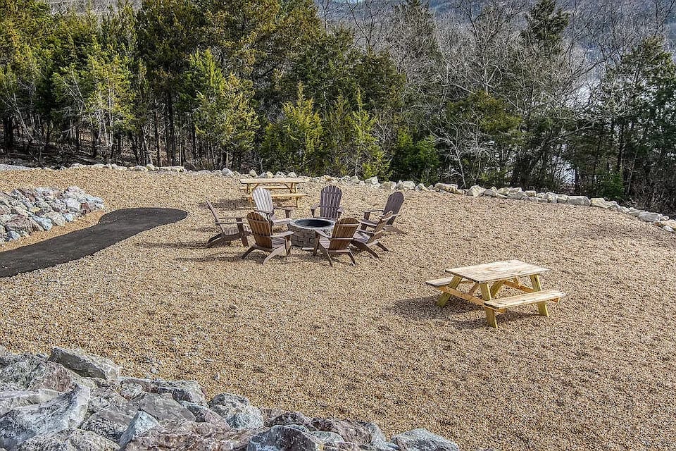 Fire pits & lake trails