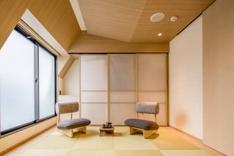 Modern JP-style, 6min train, Tokyo Tower & Park 5F