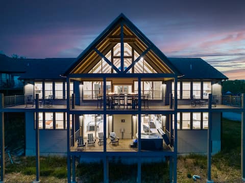 Panoramic Lake View W/ Indoor Pool, Games, Hot tub