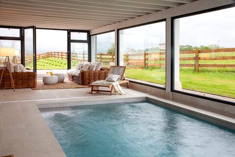 Villa sublime con piscina climatizada y vistas