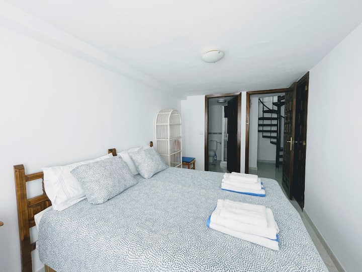 Bottom floor bedroom with ensuite bathroom