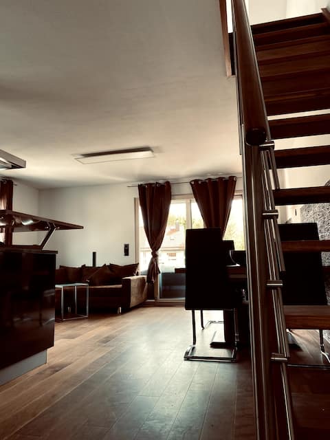 Modern, large duplex apartment